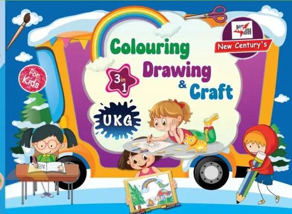 Colouring, Drawing & Craft (3 in 1) UKG